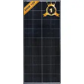EnjoySolar enjoy solar Solarpanel monokristallines Solarmodul 200W 12V (schwarzer Rahmen), 158,75mm Perc-Zellen, 0% MwSt.
