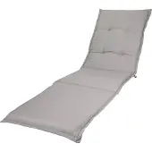 Kopu Prisma Silver – Extra bequemes Liegekissen 195 x 60 cm – Grau