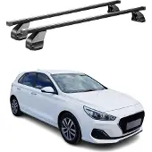 Omac Menabo Dachträger Grundtäger für Hyundai i30 2016-2020 5tür 75kg Stahl Schwarz
