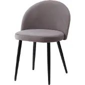 HTI Stuhl Tampa, gepolstert, mit niedriger, halbrunder Rückenlehne, 53 cm breit, 77 cm hoch