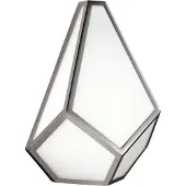 Elstead Lighting Elstead Diamond Wandleuchte E27 Poliertes Nickel