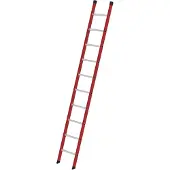 Proregal Sprossen-Anlegeleiter GFK/Alu ohne Traverse 10 Sprossen