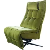 KAWOLA Sessel MIKO Relaxsessel drehbar Velvet grün