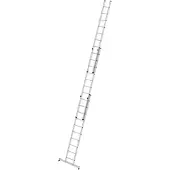 Proregal Sprossen-Schiebeleiter 3-teilig mit nivello-Traverse 3x10 Sprossen