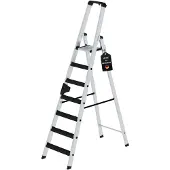 Proregal Stufen-Stehleiter einseitig begehbar mit clip-step relax 7 Stufen
