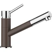 BLANCO Küchenarmatur mit Handbrause KANO-S chrom cafe 527651