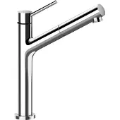 Schock Armatur DION in CHROM mit Zugauslauf / Einhandmischer / Mischbatterie