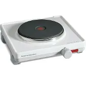 Rommelsbacher Einzelkochplatte AK 1580, Gussheizplatte, feueremailliertes Gehäuse, stufenlose Temperaturregelung, 1500 Watt