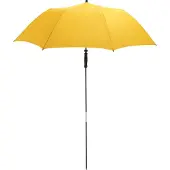 FARE Strand-Sonnenschirm Travelmate Camper Lichtschutzfaktor UPF 50+ Koffertauglich Regenfest Fiberglas 725g, Farbe:Gelb