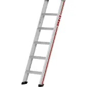 Hymer Stufenanlegeleiter mit 8-fach vollvernieteter Stufen 5 Stufen