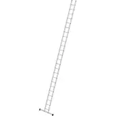 MUNK Günzburger Steigtechnik Sprossen-Anlegeleiter 0,35 m breit mit Standard-Traverse 24 Sprossen - 011424