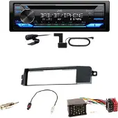 JVC KD-DB922BT Bluetooth Digitalradio CD USB Einbauset für BMW 3er E46