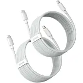 Baseus TZCATLZJ-02, 1,5 m, Lightning, USB C, Männlich, Männlich, Weiß