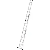 Proregal Sprossen-Schiebeleiter 3-teilig mit Standard-Traverse 3x8 Sprossen