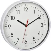 TFA-Dostmann Analoge Funkwanduhr mit Sekundenzeiger und Glasabdeckung 60.3550.02