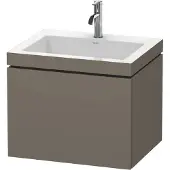 Duravit Waschtischunterschrank c-bonded L-Cube 60 x48cm, 1 HL, f G m, 1 Ausz., wandhängend