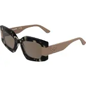 Karl Lagerfeld KL6206S Black tortoise/nude 54/18/140 Damen Sonnenbrillen