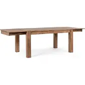 Natur24 Ausziehtisch Salford 160-260 x 77 x 100 cm Holz