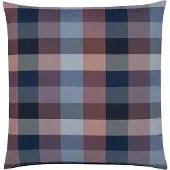 Elegante Soft-Flanell-Kissenbezug einzeln Hamilton Farbe Mauve-Bleu Größe 80x80 AL