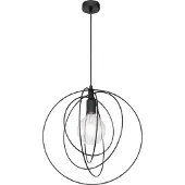 Globo Lighting Hängeleuchte Metall schwarz, 1x E27
