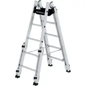 MUNK Günzburger Steigtechnik Sprossen-Stehleiter treppengängig 2x5 Sprossen