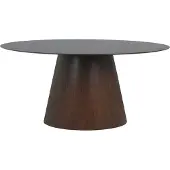 House Nordic Esstisch >Bolton< in Dunkelbraun, Walnuss - 90x75x160cm (BxHxT)