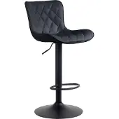 CLP Barhocker Emma höhenverstellbar und 360 drehbar schwarz Material Kunstleder