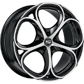 MSW Alufelge 82 8X19 5X110 Et 33 Gloss Black Full Polished