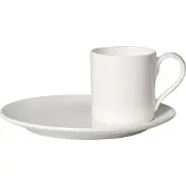 Villeroy & Boch Signature Metrochic Blanc Mokka-/Espressot. 2tlg.