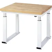 RAU Werkbank adlatus 600 elektrisch höhenverstellbar Buche-Massiv-Platte 1000 mm x 900 mm