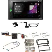 Pioneer DMH-A3300DAB USB Bluetooth DAB+ Digitalradio Einbauset für Touareg 7L