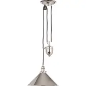 Licht-Erlebnisse Hängeleuchte verstellbar Metall Industrial Design Hängelampe Esstisch