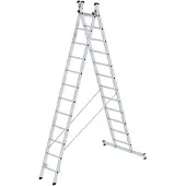 MUNK Günzburger Steigtechnik MUNK Mehrzweckleiter 2-teilig 2x12 Sprossen