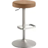 Mayer Barstuhl Sitzmöbel 1200 44 x 44 x 55 cm Stahl chrom matt/hellbraun