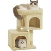 Acaza Kratzbaum - Katzenkratzbaum - Beige - 65 cm hoch