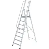 MUNK Günzburger Steigtechnik MUNK ML Bauleiter Aluminium-Stufenstehleiter 8 Stufen