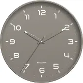 Karlsson - Wanduhr Orgullo - Dunkelgrau - Ø40cm