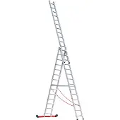 Euroline Premium 30778 Mehrzweckleiter 3-teilig 3x14 Sprossen