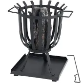 Tepro Feuerstelle Feuerkorb Brentwood, schwarz (36 x 36 x 45 cm)