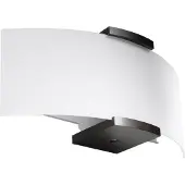 Sollux Wandleuchte EMILIO 2xE14 10W Holz/Glas 14x14x33cm