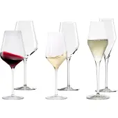 Stölzle Gläser-Set "Wein- und Sektgläser Quatrophil 6er Set transparent" Spülmaschinengeeignet