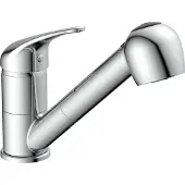 Schutte Küchenarmatur SUPRA mit Geschirrbrause, Wasserhahn Küche Chrom