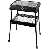 Jata JEBQ1001, 2200 W, Grill, Elektro, Gitter, Schwarz, Rechteckig
