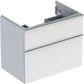 Geberit 502.304.01.2, Weiß, Chrom, 2 Schublade(n), 740 mm, 476 mm, 615 mm
