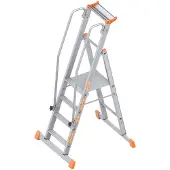 Layher Topic 1074 Plattformleiter 4 Stufen mit Traverse