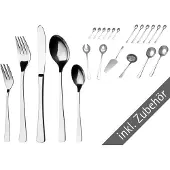 Gräwe Tafelbesteck 48-teilig - Material aus Edelstahl 18% Chromstahl, spülmaschinengeeignet