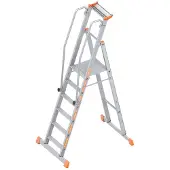 Layher Topic 1074 Plattformleiter 6 Stufen mit Traverse []