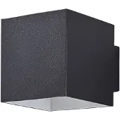Arcchio Zuzana Wandleuchte, G9, schwarz, eckig, 10 cm - , Zuzana, dimmbar, Schwarz, für Wohnzimmer, Metall, Modern