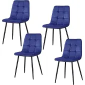 HTI Esszimmerstuhl 4er Set Blau Mesa