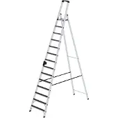 Proregal Stufen-Stehleiter einseitig begehbar mit clip-step R13 14 Stufen